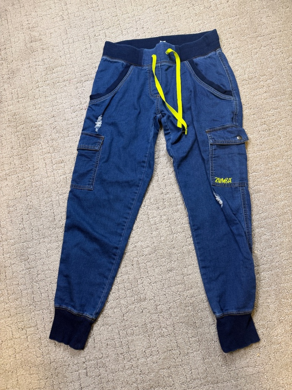 Vintage zumba denim joggers